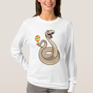 Snake as Musician with Maracas T-Shirt