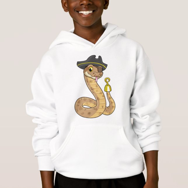 Snake as Pirate with Hook hand & Eye patch (Front)
