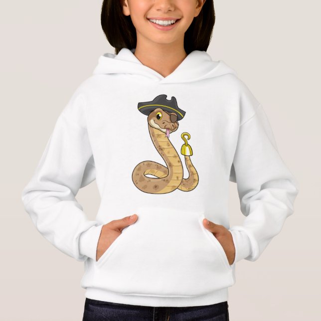 Snake as Pirate with Hook hand & Eye patch (Front)