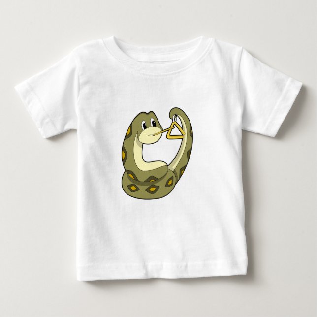 Snake at Music with Triangle.PNG Baby T-Shirt (Front)