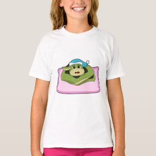 Snake at Sleeping with Nightcap T-Shirt