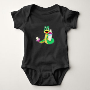 Snake Baby bottle Pacifier Baby Bodysuit