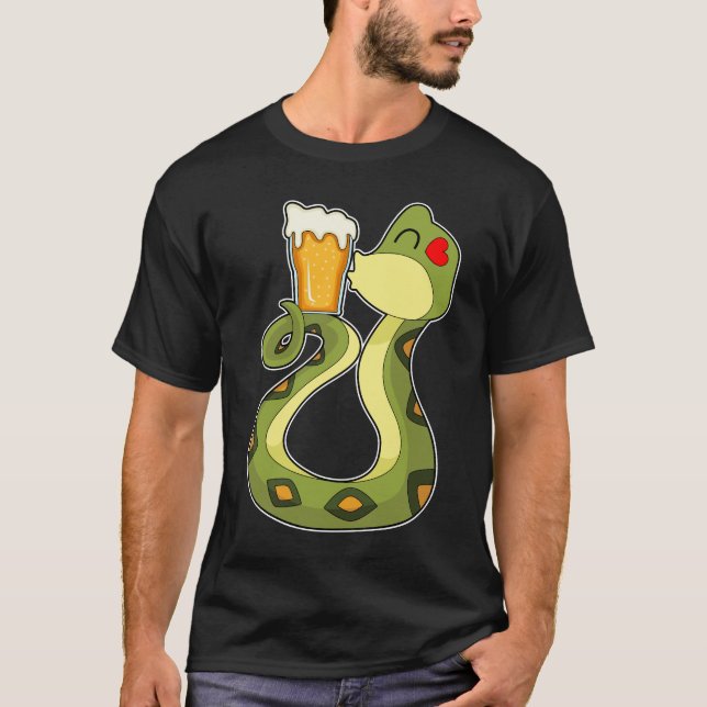 Snake Beer T-Shirt (Front)