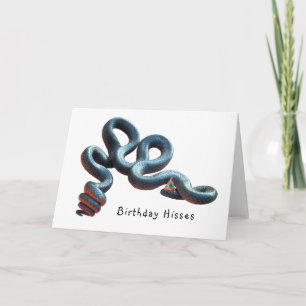 Snake Birthday Card