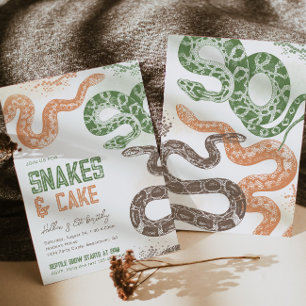 Snake Birthday Invitations