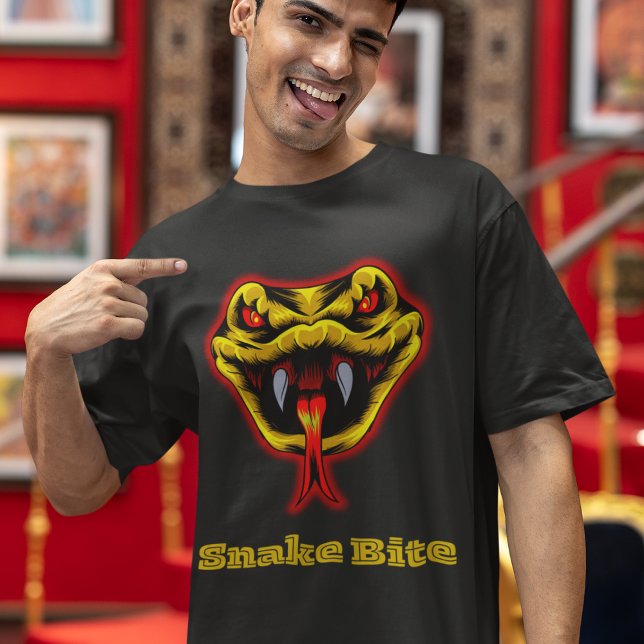 Snake Bite Guys Graphic Tee T-Shirt (Creator Uploaded)