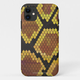 Snake Brown and Gold Print Case-Mate iPhone Case