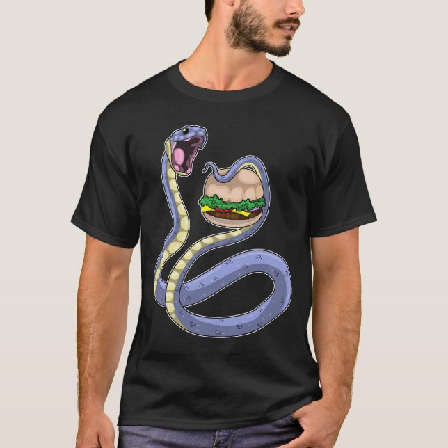 Snake Burger T-Shirt (Front)