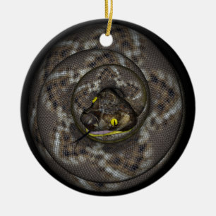 Snake Ceramic Tree Decoration