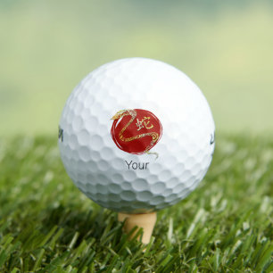 Snake Chinese Zodiac Horoscope Constellation Sign Golf Balls