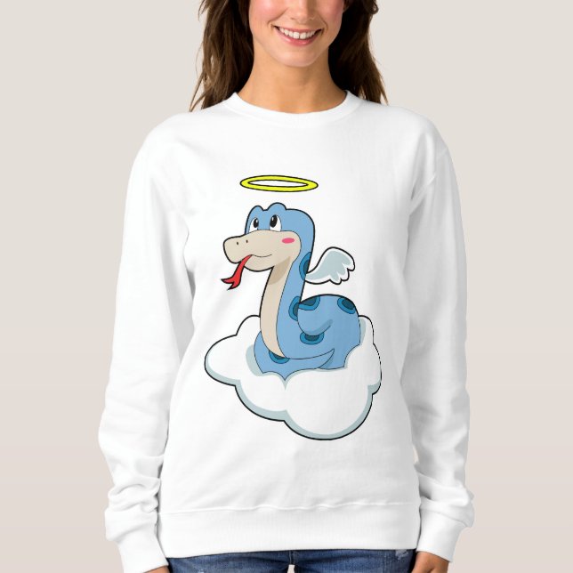 Snake Cloud Angel Sweatshirt (Front)