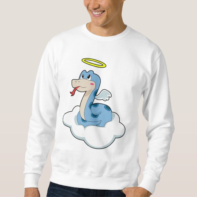 Snake Cloud Angel Sweatshirt (Front)