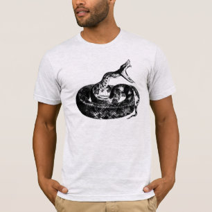 Snake, Cobra Mens Black and Grey Shirt