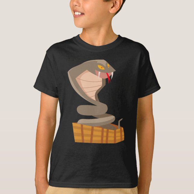 Snake Cobra snakes pet reptile animal python gift T-Shirt (Front)