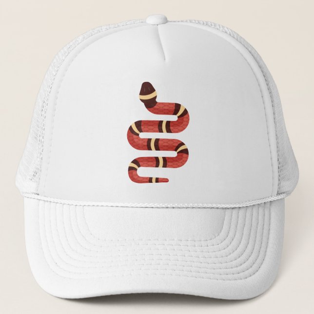 Snake Cobra snakes pet reptile animal python gift Trucker Hat (Front)