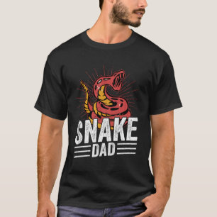 Snake Dad Reptiles Pet Reptile Owner Graphic 1 T-Shirt
