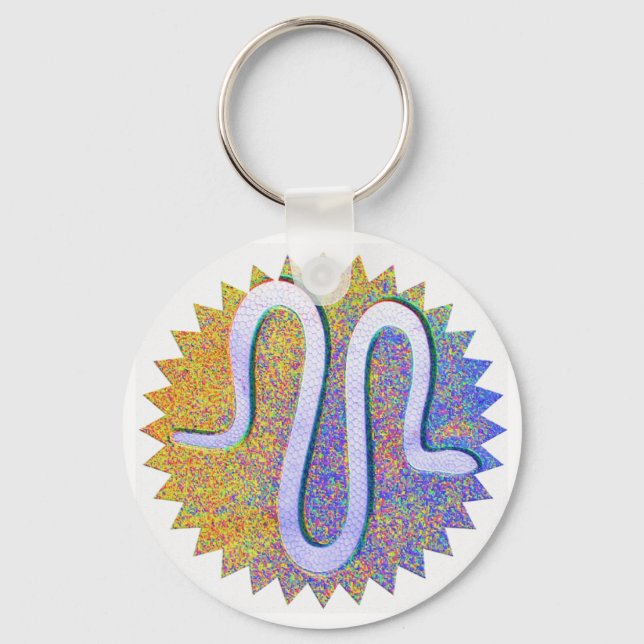 Snake Design  - Humber River Key Ring (Front)