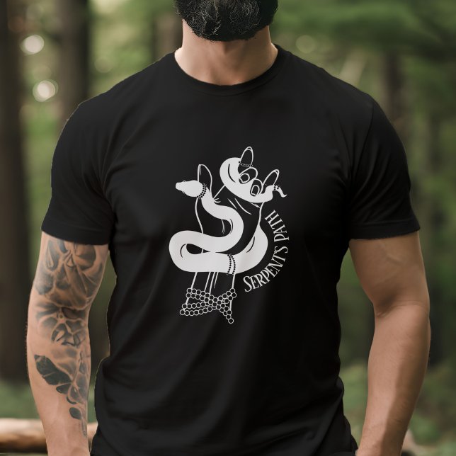Snake & Devil Horns Hand Serpents Path Luciferian T-Shirt (Snake & Devil Horns Hand Serpents Path Luciferian T-Shirt)