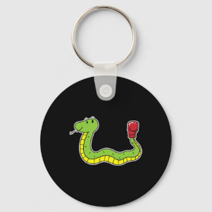 Snake Does Boxing  Key Ring