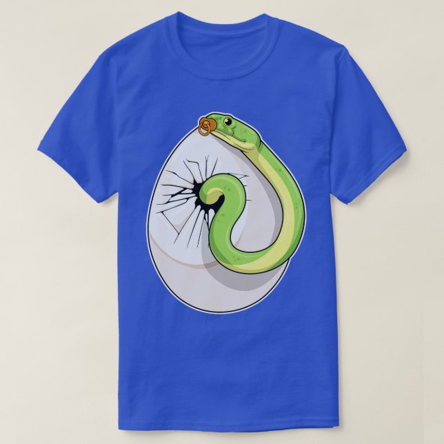 Snake Egg Pacifier T-Shirt (Design Front)
