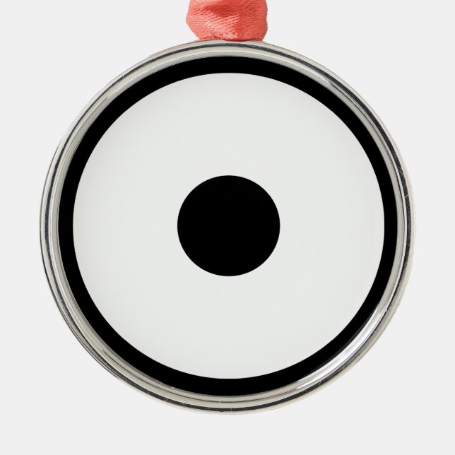 Snake eye metal tree decoration (Front)