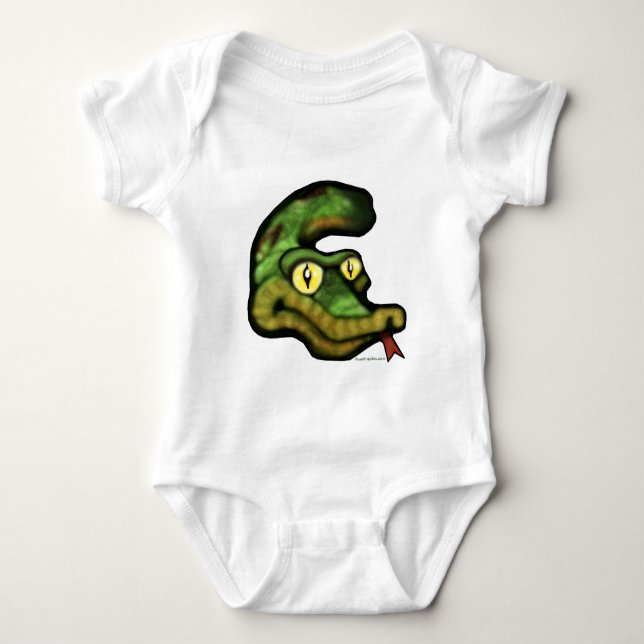 Snake Eyes Baby Bodysuit (Front)