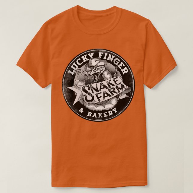 Snake Farm T-Shirt (Design Front)