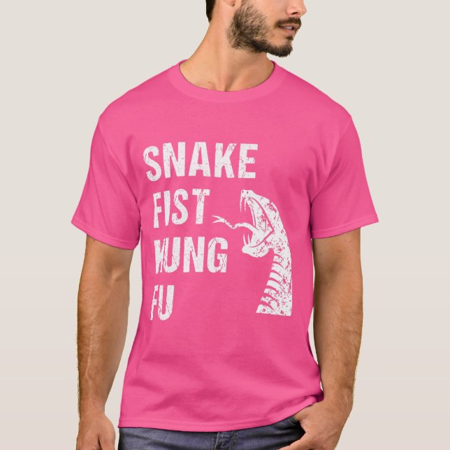 Snake Fist Kung Fu T-Shirt (Front)
