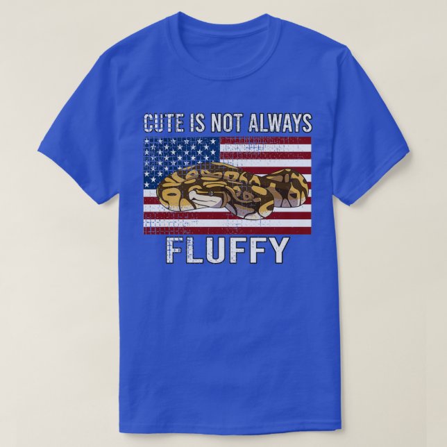 Snake Funny Patriotic Flag  T-Shirt (Design Front)