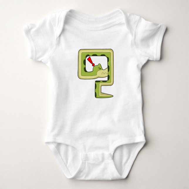 Snake Game Baby Bodysuit (Front)