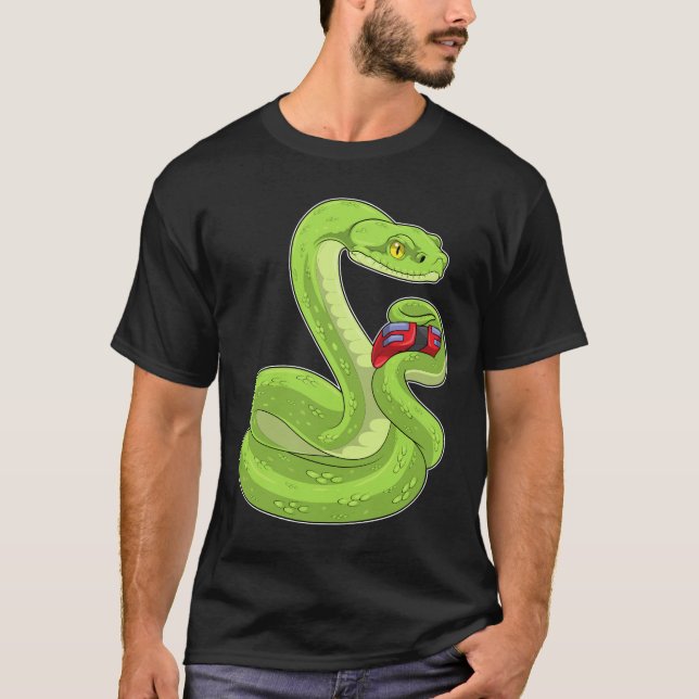 Snake Gamer Controller T-Shirt (Front)