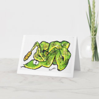 Snake Get Well Soon Card
