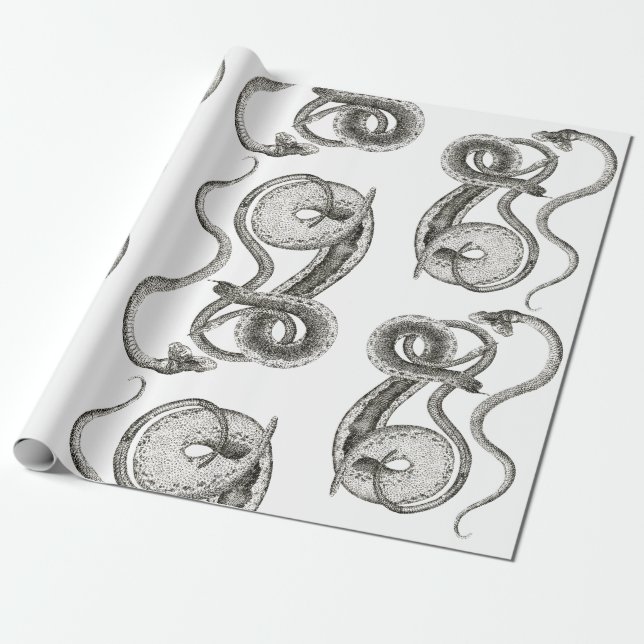 Snake Gift Wrapping Paper (Unrolled)