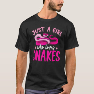 Snake Girls Reptile Keeper Animal Women Snake 1 T-Shirt