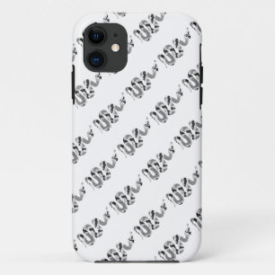 Snake Grey and Light Grey Silhouette Case-Mate iPhone Case
