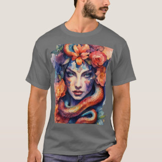 Snake head in the watercolor style  T-Shirt