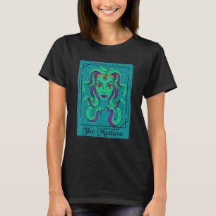 Snake head Medusa Tarot Card Snakes Ancient Greek T-Shirt
