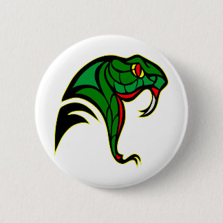 Snake Head Tattoo 6 Cm Round Badge