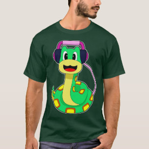 Snake Headphone Music T-Shirt