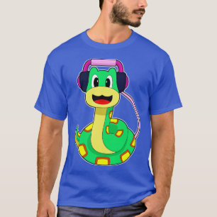 Snake Headphone Music T-Shirt