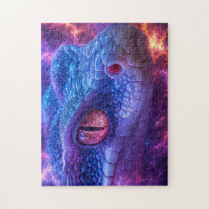 SNAKE IN SPACE JIGSAW PUZZLE