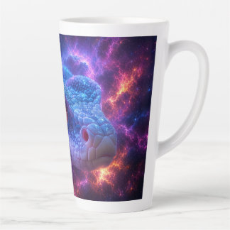 SNAKE IN SPACE LATTE MUG
