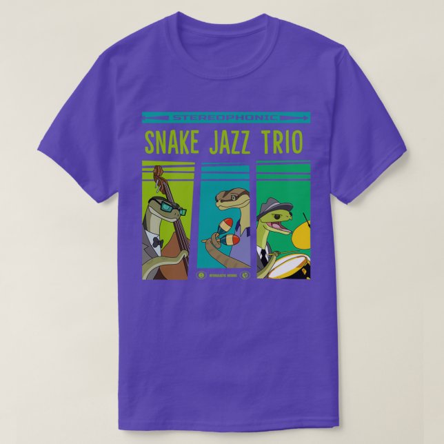 Snake Jazz vinyl  T-Shirt (Design Front)