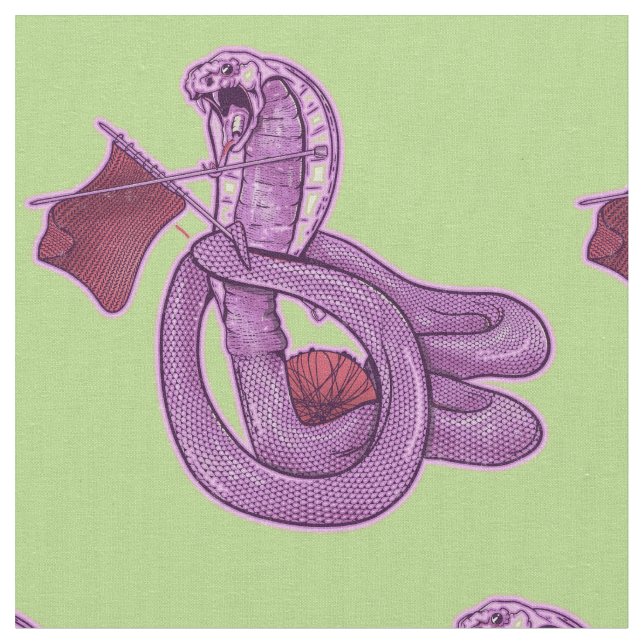 Snake Knitting Fabric (Close Up)