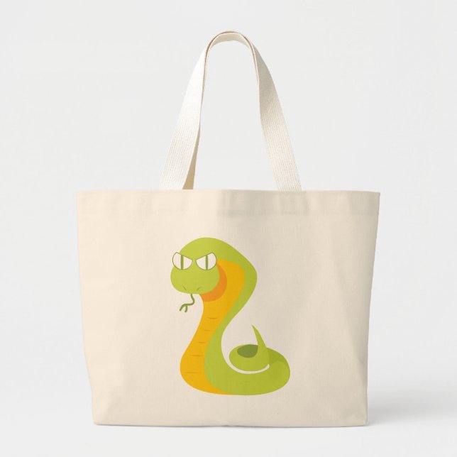 Snake Large Tote Bag (Front)
