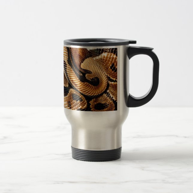 snake lovers Ball Python Travel Mug (Right)
