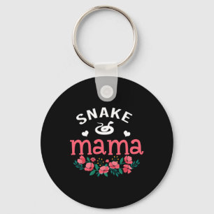 Snake Mama Gifts Womens Mum Cute Snake Pet Lover C Key Ring