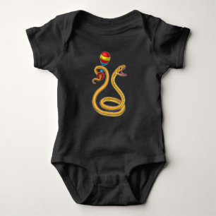 Snake Musician Rattle Music Baby Bodysuit
