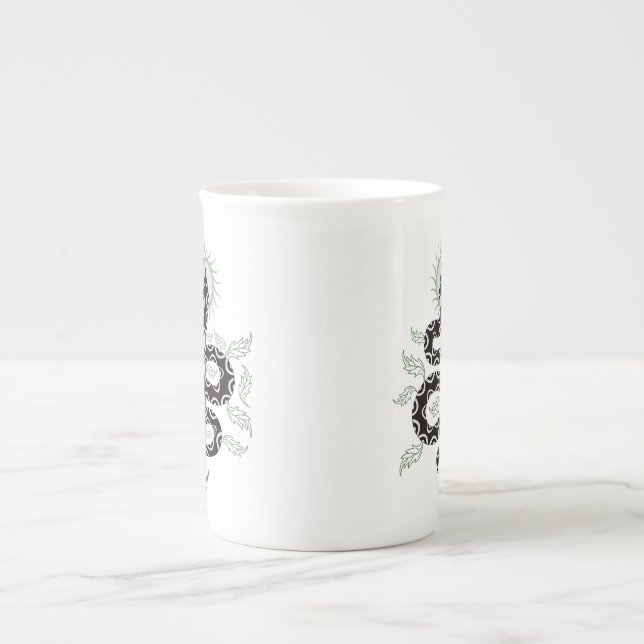 Snake Oasis Bone China Mug (Front)