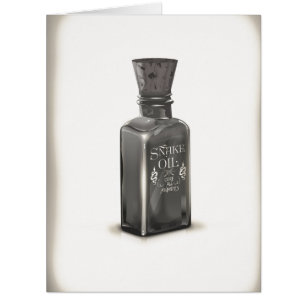 Snake Oil "Cure All Ailments" Bottle funny poster